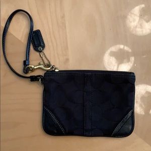 Original coach wristlet black